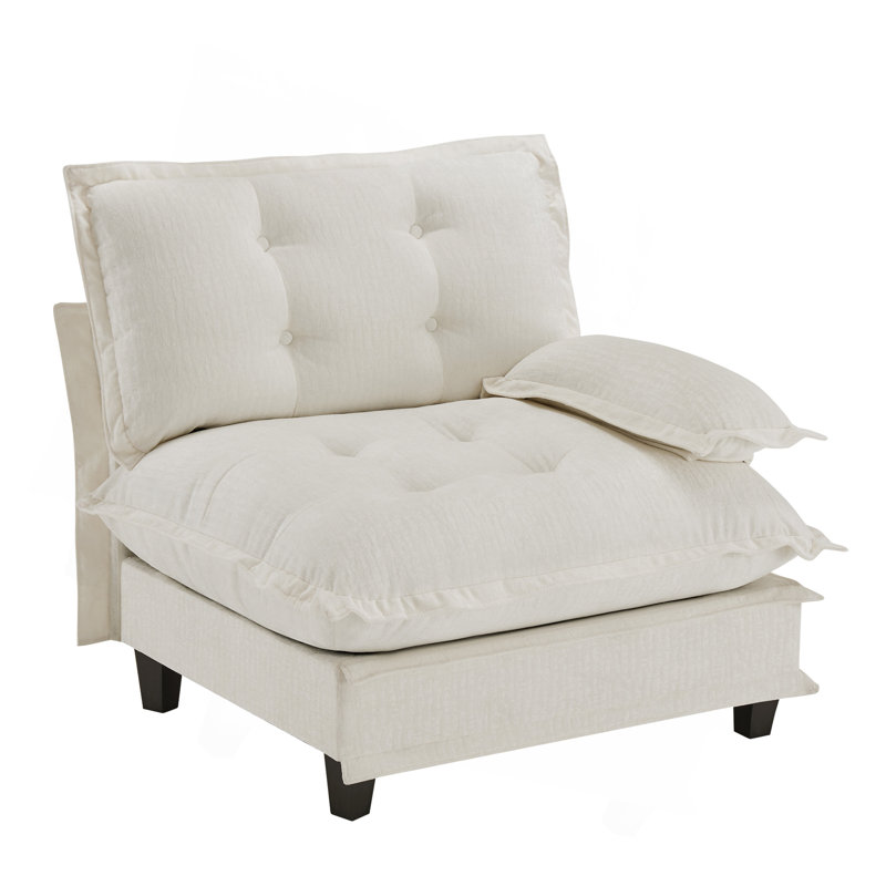 Canapé 73 RSF - Chenille - Beige, Beige