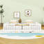 Lit simple et simple en bois avec clôture-105037635