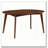 Thomson Dark Walnut Extension Leaf Dining Table