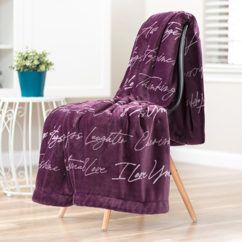 Jeté « I Love You Together Forever Anniversary », Aubergine