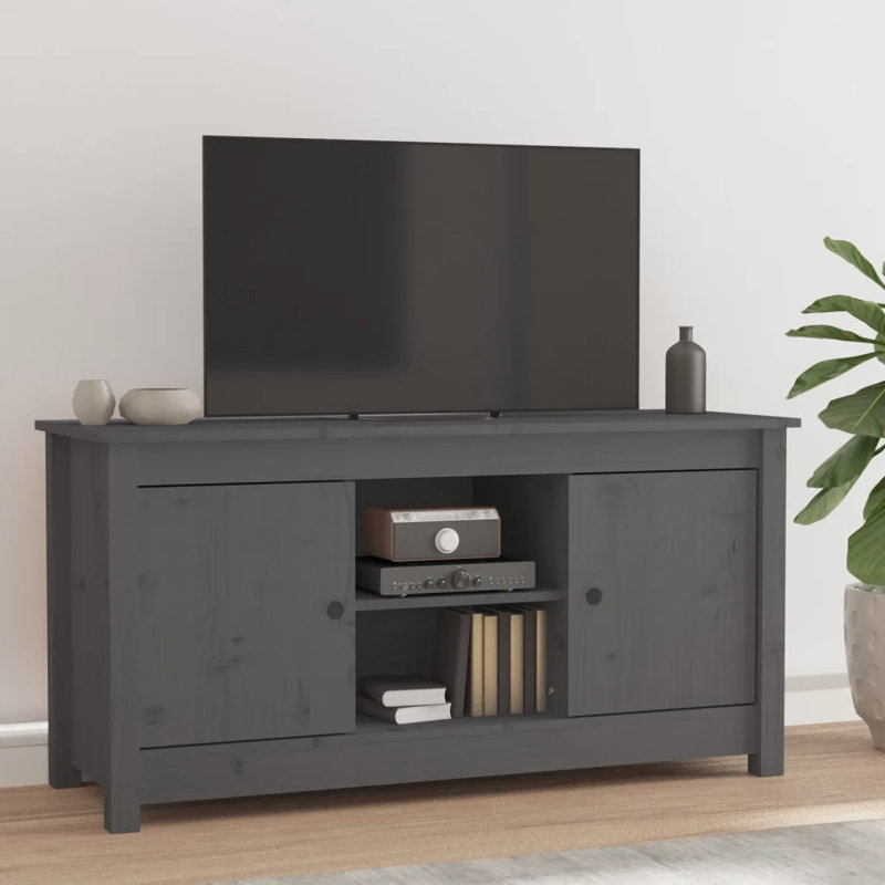 Unfinished TV Stand for TVs up to 43", Grey