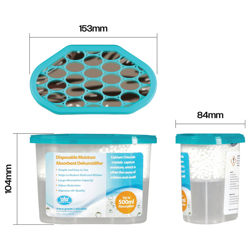 MOISTURE DEHUMIDIFIER 500ML (10pk)