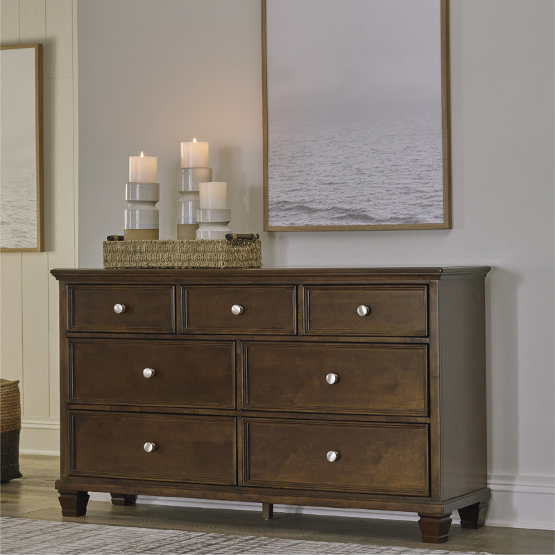 Allabaksh 7 Drawer 62" W Dresser