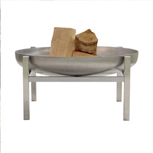 Round Stainless Steel Fire Pit