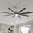 Brixham 76" 8- Blade LED Smart Chandelier Ceiling Fan with Remote Control and Light Kit Included-1101449556