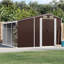 Brysin Garden Shed 277x279x179 cm Galvanised Steel-402864663