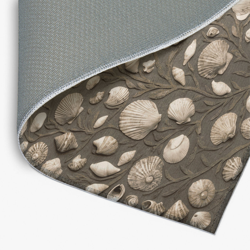 Tapis intérieur et extérieur gris Nature, Rectangulaire 8 pi x 10 pi