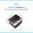 KBFmore 16 Inch Single Bowl Undermount Stainless Steel Handmade Kitchen Sink with Sink Accessories