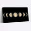 Ensemble de 1 tableau sur toile à motif céleste représentant les phases de la lune-425522285
