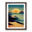 Abstract Mountain Sunset No.2 - Framed Print-153264686-153264682