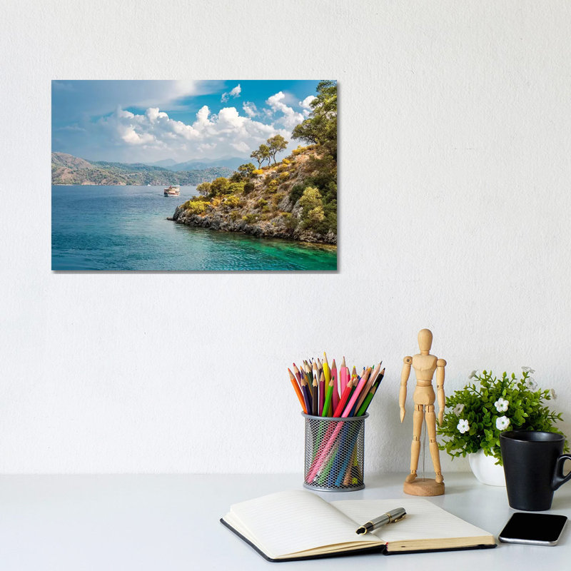 Mediterranean by Nejdet Duzen - Wrapped Canvas Gallery-Wrapped Canvas Giclée, 20.32 cm H x 30.48 cm W