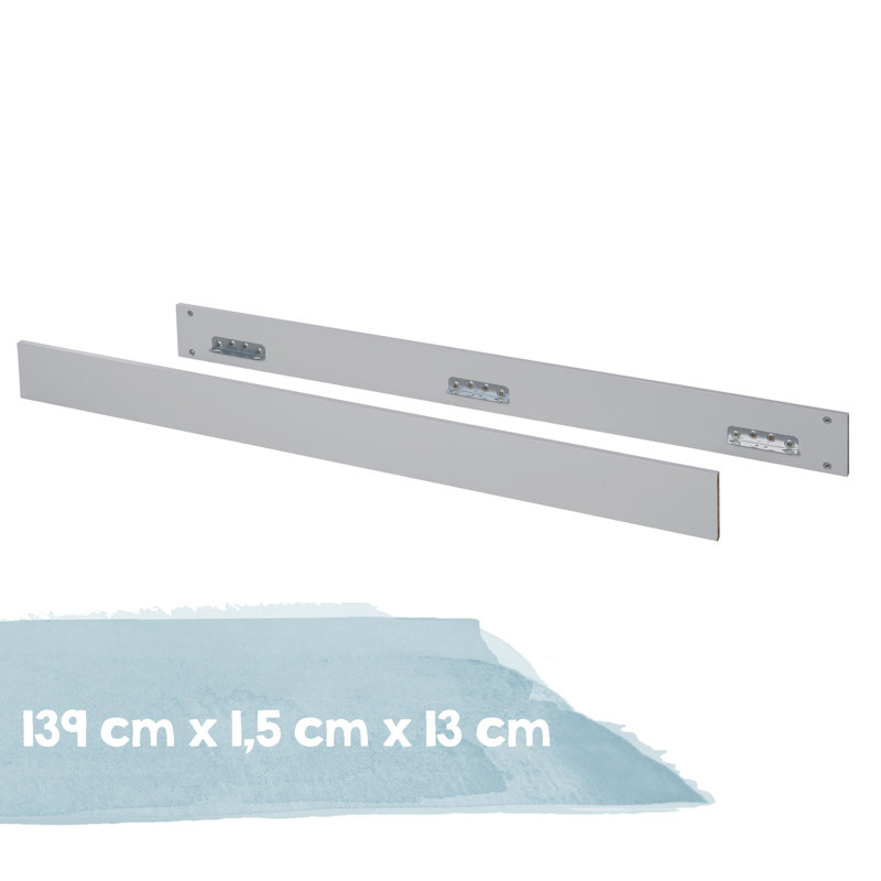 Universal Bed Frame Brackets, Grey