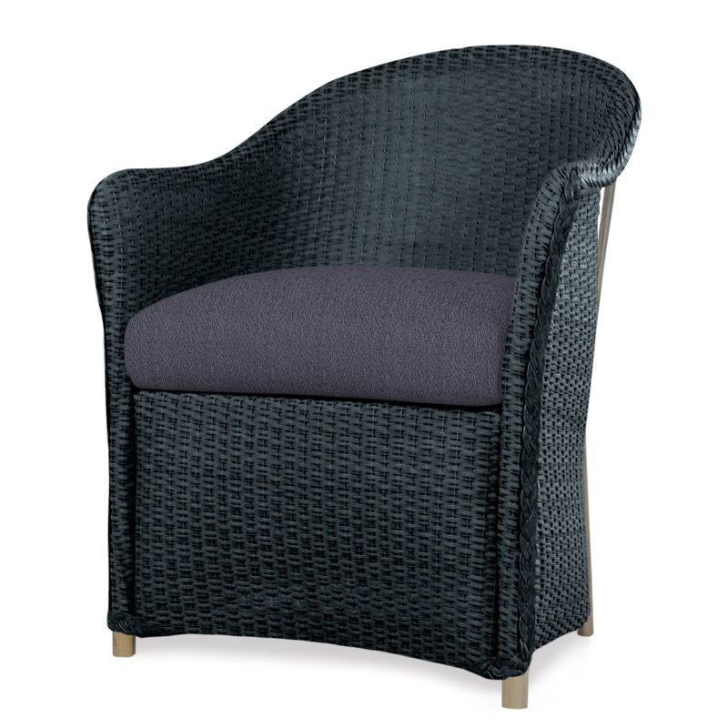 Weekend Retreat Outdoor Dining Armchair, Decorline Navy, Denim Blue