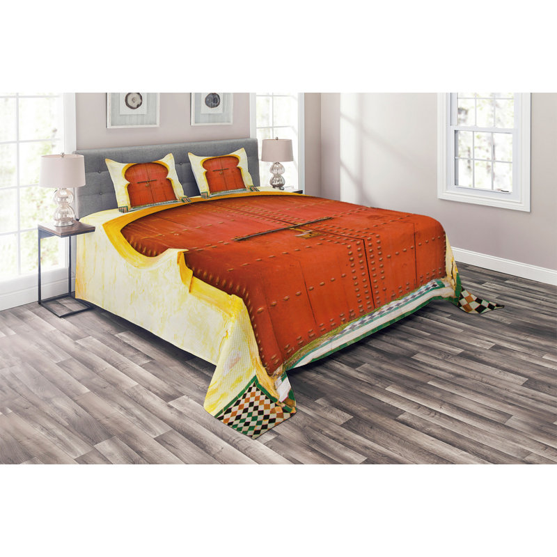 Traditional Polyester Coverlet, King Bedspread + 2 Shams