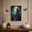 «Skeleton Violinist on Steps of Gothic Mausoleum», art mural sur toile-481590209