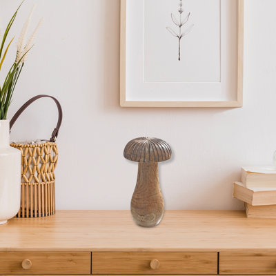 Petit champignon manguier en bois