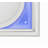 Tarian Pearl White Finish Mirror W/Led