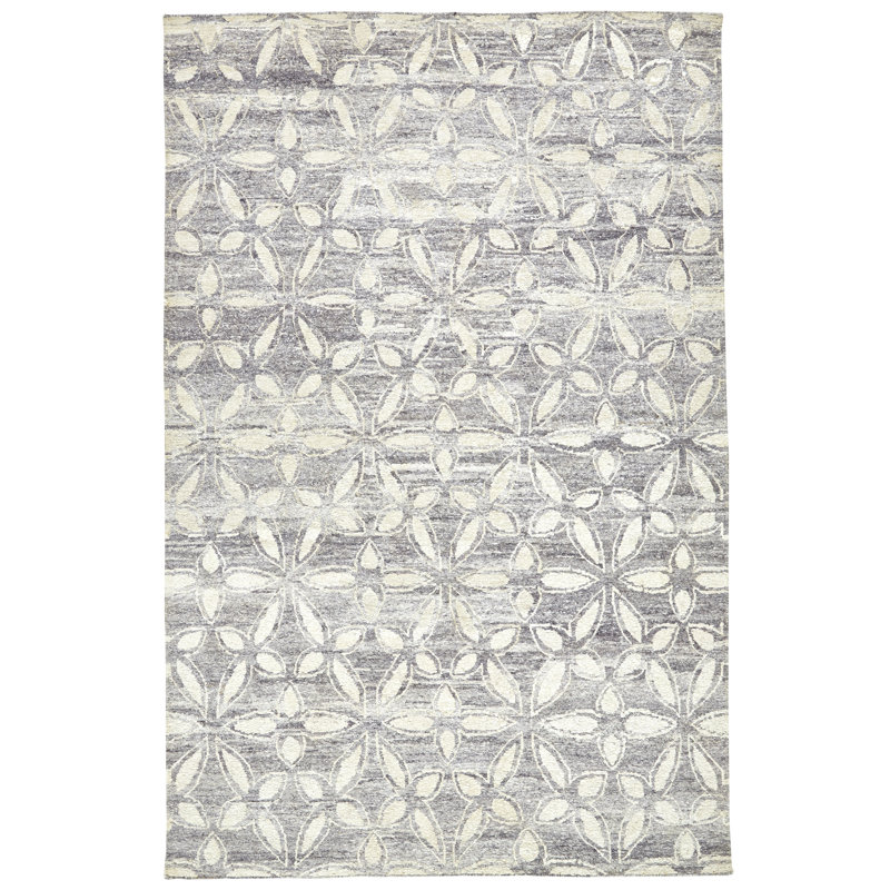 Viscose Geometric Indoor Rug, Rectangle 2' x 3'