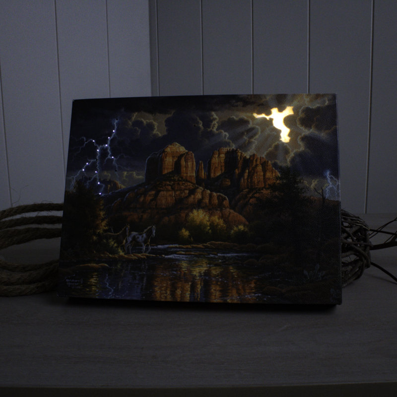 Sedona Majesty 8x6 Lighted Tabletop Canvas