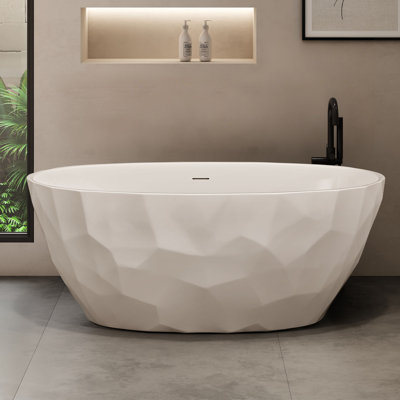 Baignoire autoportante blanche 59 po Owen