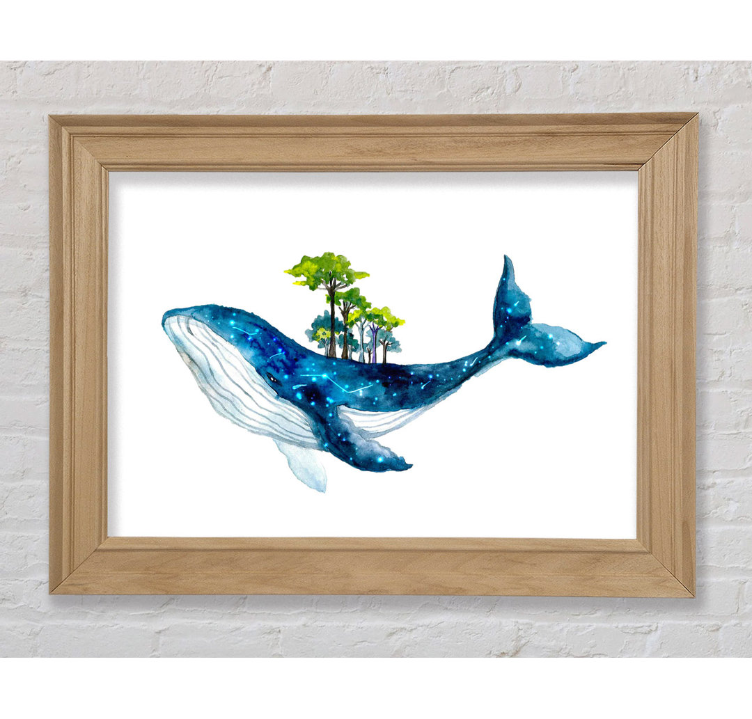 The Whale Forest - Einzelner Bilderrahmen Kunstdrucke