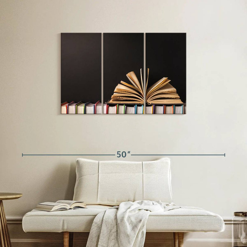 Livre sur les livres Kerner, H 24 po x l 38 po