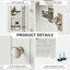Aula 36" Bathroom Vanity with 2" Thassos White Quartz Countertop-1586704129-1591113617