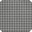 Tapis rond noir 8 po