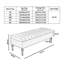Safar Striped Ottoman Storage Bench – Upholstery Naples Shoe Bench with Black Turned Wooden Legs-109872742-109872748