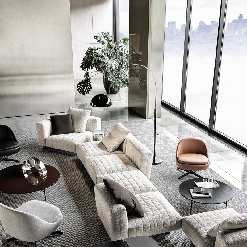 Coupé 94.4'' Floor Lamp, Black