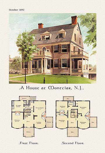 «House at Montclair, New Jersey», impression
