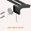 Porte-serviettes double en acier inoxydable robuste de 20 pouces pour salle de bain SUS304-114376399