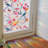Window Privacy Film 4Pcs, Flowery Rainbow Window Film Decorative 3D Window Clings ,Stained Glass Window Film For Glass, 30*30Cm