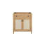 Base de meuble-lavabo en bois massif Cane
