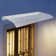 Slope Window Awning in Clear
