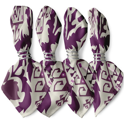 Gerome Polyester Ikat Square Napkin