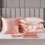 Ensemble d'édredon en satin pour lit très grand 8 pièces Satin Like Pink-123195293-123195284
