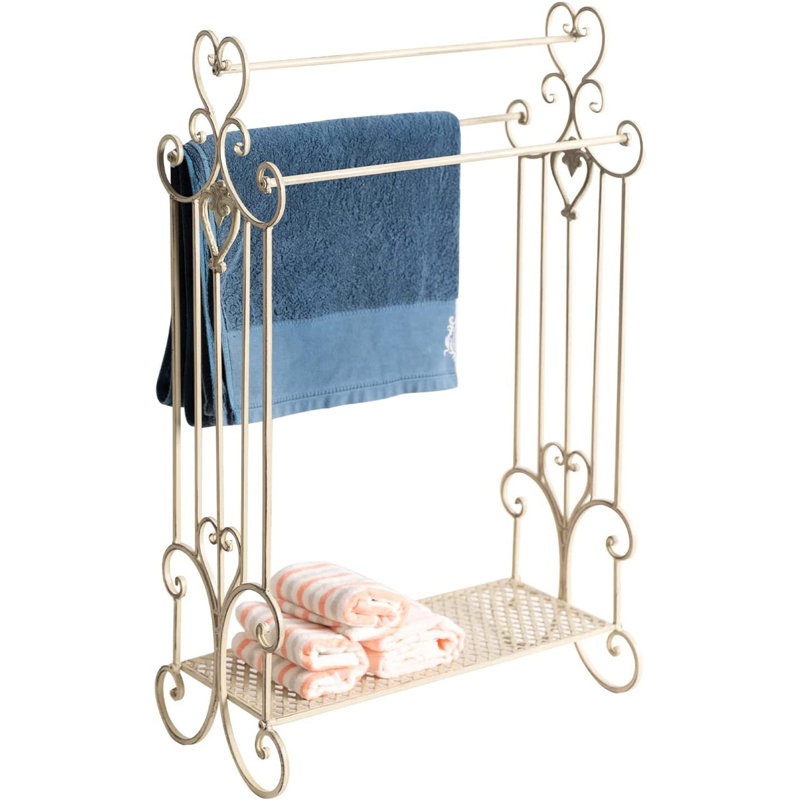 Porte-serviettes sur pied à 3 niveaux
