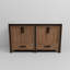 Meuble-lavabo double avec plateau en marbre de culture-2080667842