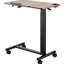 Bureau portable au-dessus du lit avec 4 roulettes, hauteur et angle réglables, bureau rabattable, porte-gobelet, pour bureau et bureau à domicile