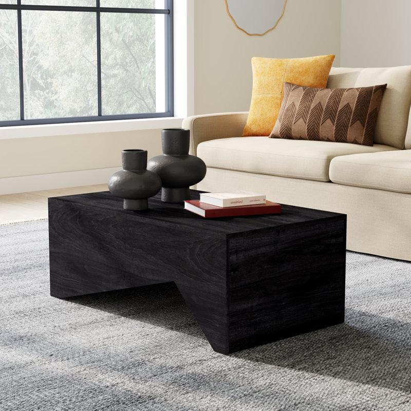 Reyka Modern Coffee Table, Black