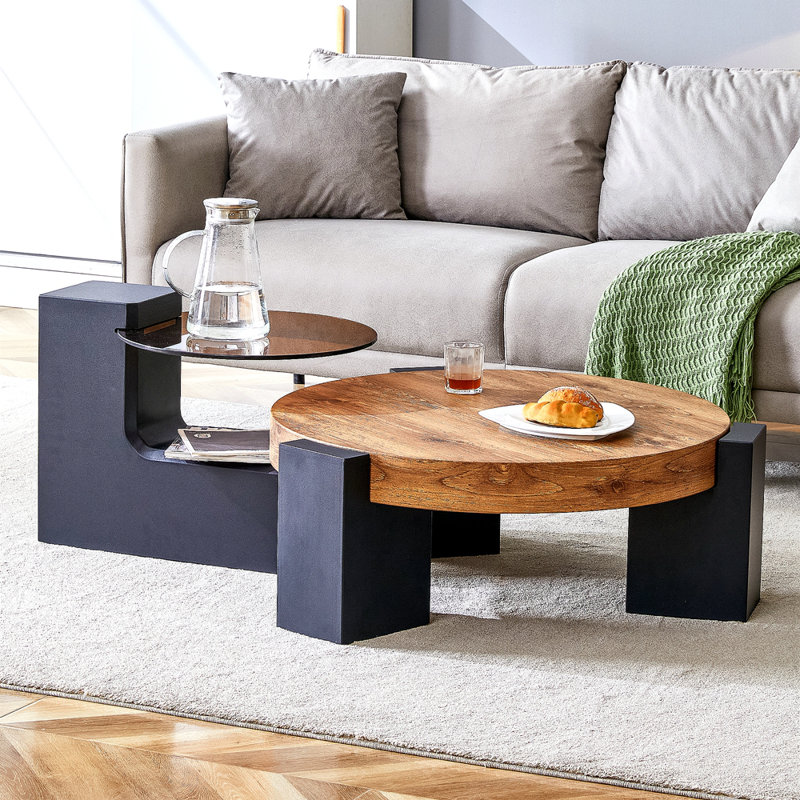 The Detachable Double-Decker Coffee Table, The Stylish Design Is More Precious, And The Detachable Design Can Make The Use Of Space More Flexible And Suitable For Various Scenes.