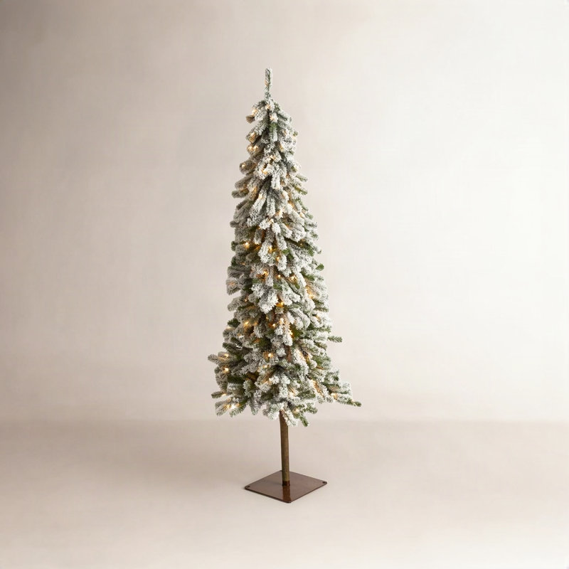 Arbre de Noël artificiel vert 1 pi, H 6 pi