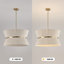 Lustre tambour 8 lumières à intensité variable-130899934