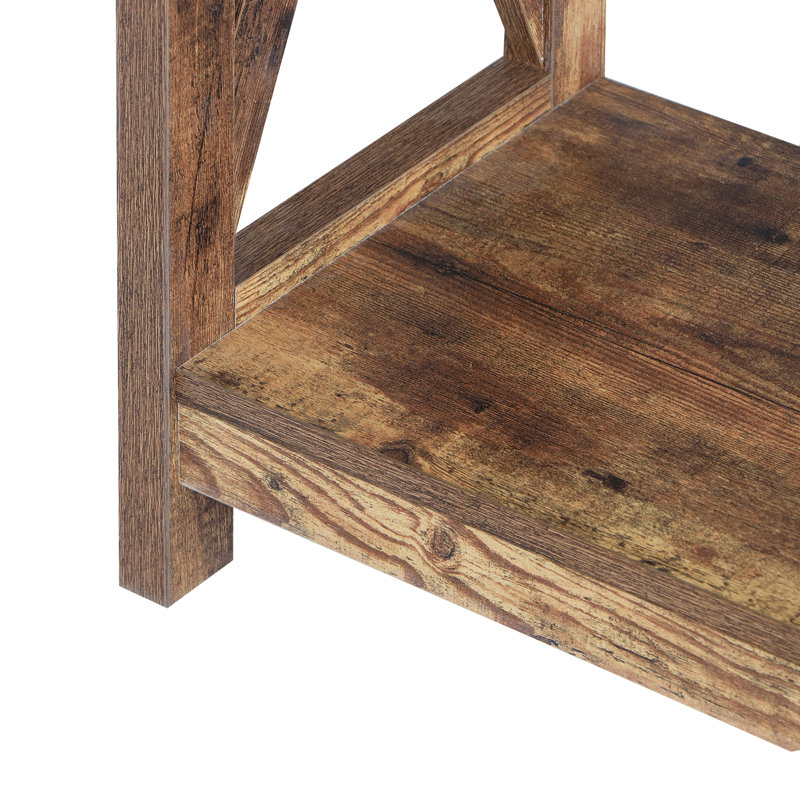 Applecroft 39'' Console Table, Rustic Wood