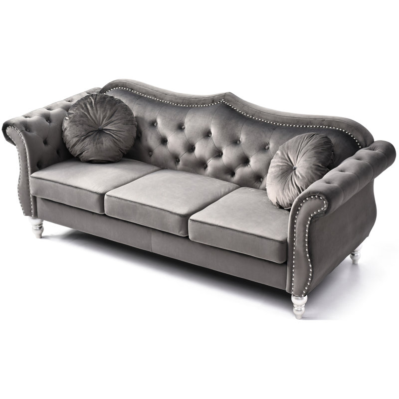 Glamour gris foncé avec coussins durables et design élégant - G0660a-s