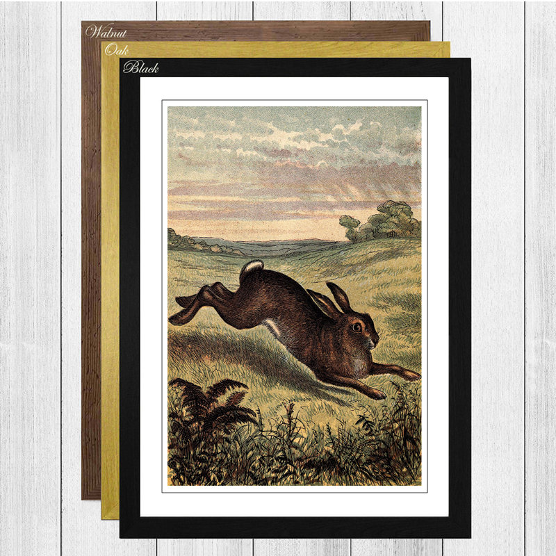 Single Picture Frame Painting, Oak