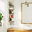 Hayner 5 Tier Rustic Wood Floating Shelves-2115394421