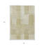 Tapis intérieur lavable rayé beige et ivoire 8 pi x 10 pi
