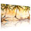 Palmiers, plage tropicale, palmiers, ensemble de 3 impressions sur toile-1476194568